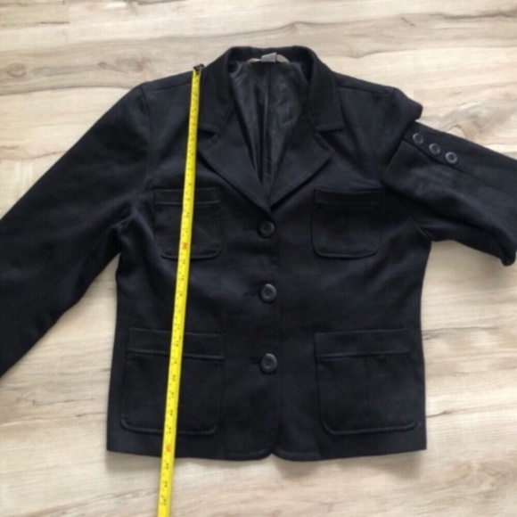 MASSIVE $10 SALE Vintage Black Melrose Blazer Jacket - Picture 6 of 7